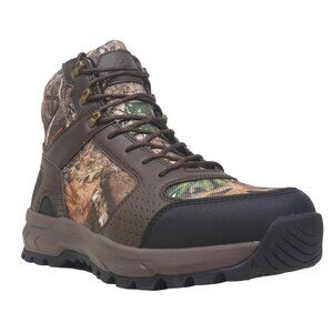 New Men's Ozark Trail 8" Waterproof Leather Hunting Boots Realtree Camo